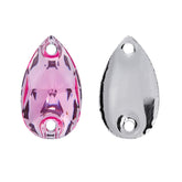 Drop Pink Resin Sew-on Rhinestones For Dance Costume WholesaleRhinestone